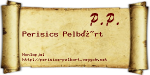 Perisics Pelbárt névjegykártya